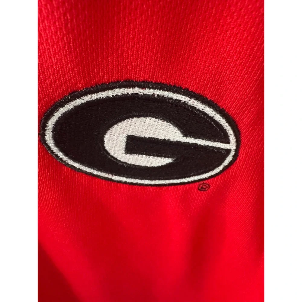 The Sport Brand Georgia Bulldogs UGA Polo Shirt Mens 2XL Red Short Sleeve Logo